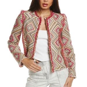 IRO Kolie Jacket Multicolored NWT 
Multi-Season, timeless jacket